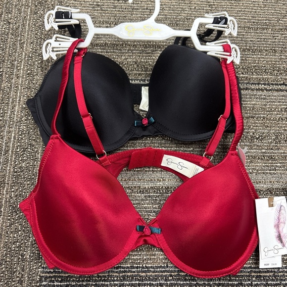 Jessica Simpson Other - Jessica Simpson Red and Black Bra Set